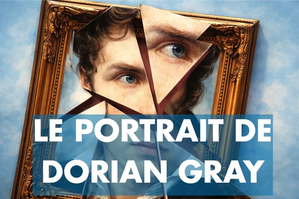 photo de dorian gray dans un miroir cassé
