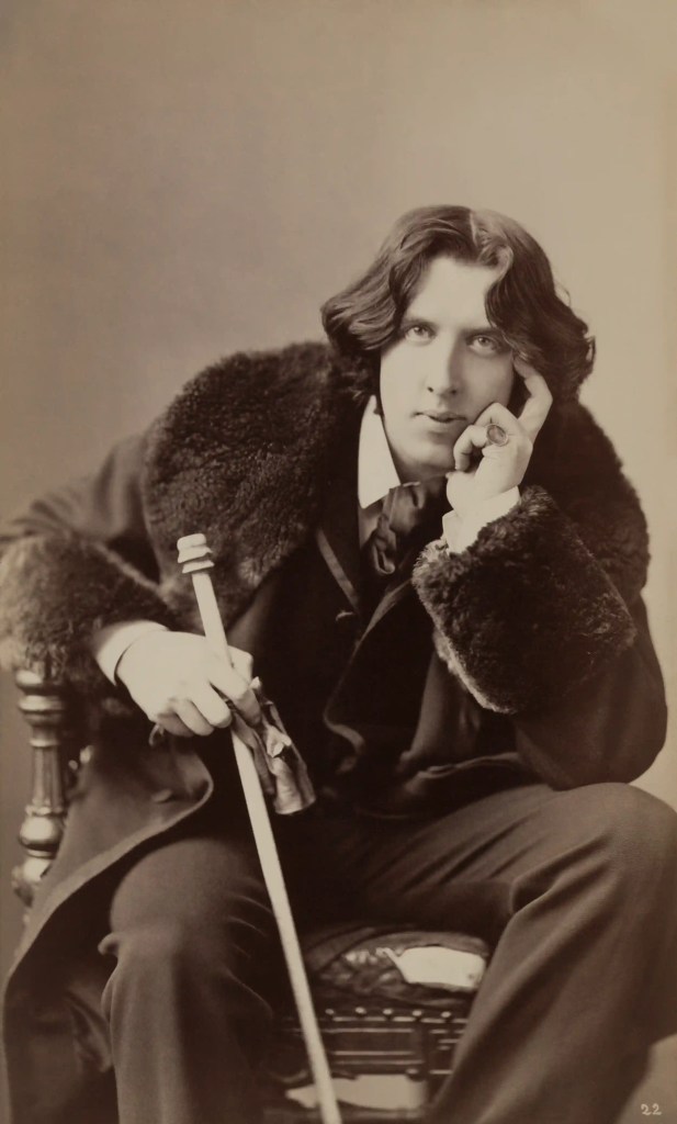 portrait photographique d'oscar wilde