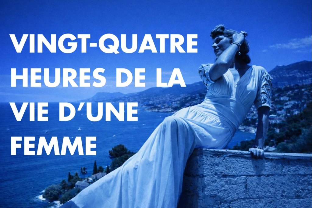 Héroïne de Stefan Zweig entrain de poser sur la riviera à Nice